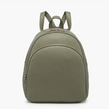 Simone Round Backpack with Front Pocket