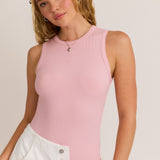 Round Neck Sleeveless Bodysuit