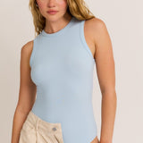 Round Neck Sleeveless Bodysuit