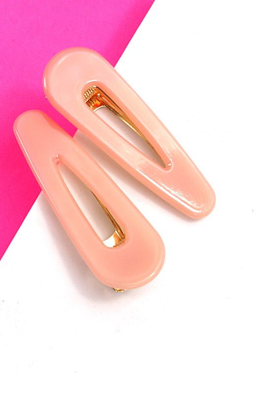 Cellulose Hair Pin Clip Set