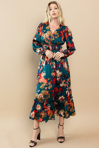 long sleeve midi dress uk