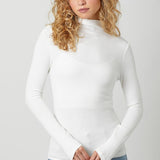 Knit Mock Neck Long Sleeve Top