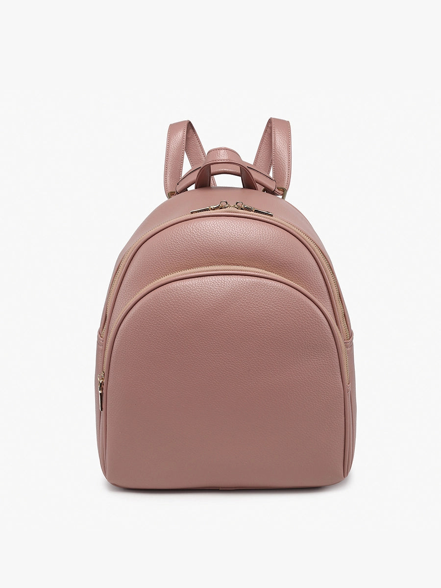 Simone Round Backpack with Front Pocket