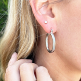 Aluminum Hoop Earrings