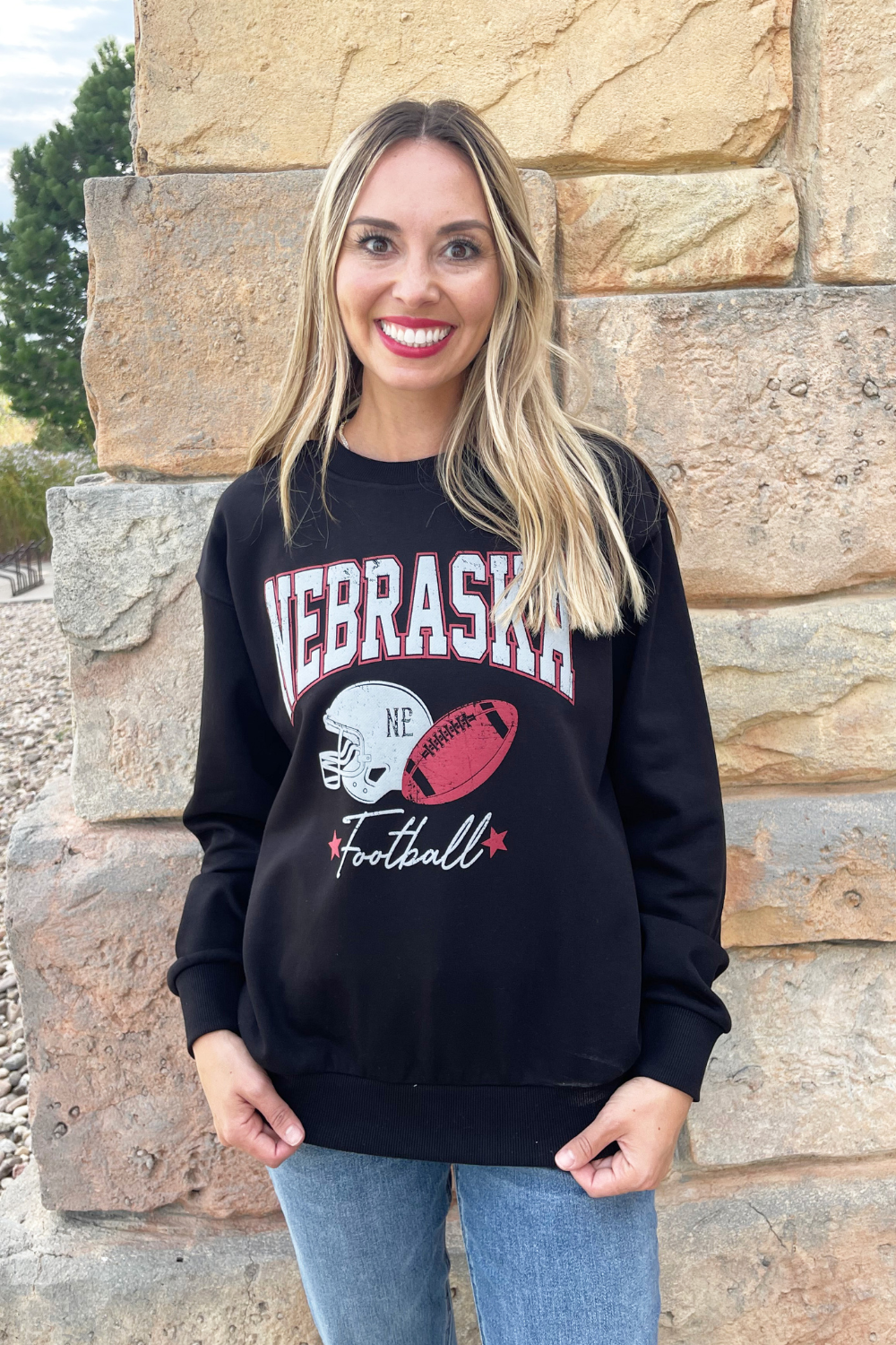 Nebraska Football Graphic Sweatshirt