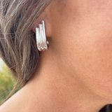 J-Shape Metal Earrings