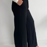 Side Slit Wide Leg Pants