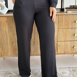 French Terry Wide Leg Pants