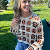 Crochet Squares Sweater