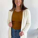 Soft Touch Open Cardigan