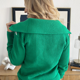 Chevron Shaped Knit Sweater