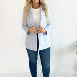 Linen Front Flap Pocket Blazer