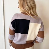 Colorblock Knit Sweater