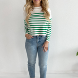 Stripe Light Weight Sweater