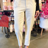 High Waisted Belted Utility Pant