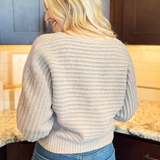 V-Neck Dolman Sleeve Sweater