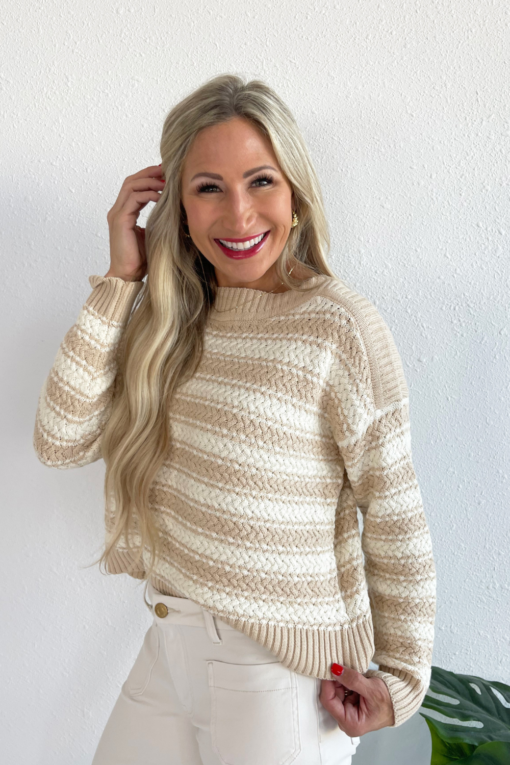 Striped Pullover Sweater