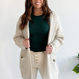 Waffle Cardigan