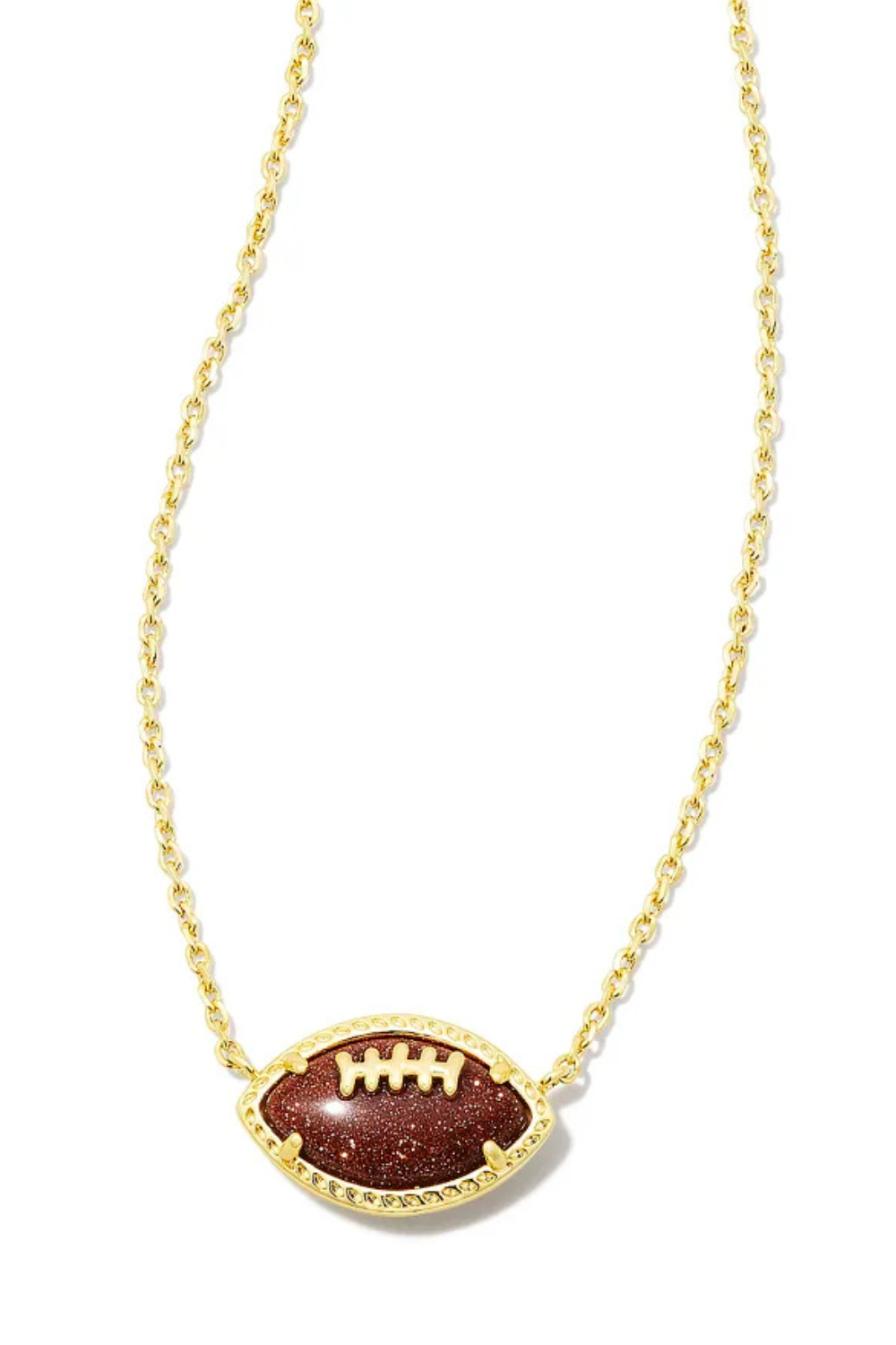 Football Short Pendant Necklace