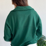 Oversized Half-Zip Sweatshirt