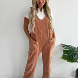 Snow Wash Corduroy Overall