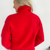 Turtle Neck Knit Sweater