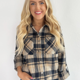 Plaid Shirt Jacket