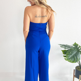 Jumpsuit with Front Knot Tie