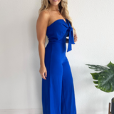 Jumpsuit with Front Knot Tie