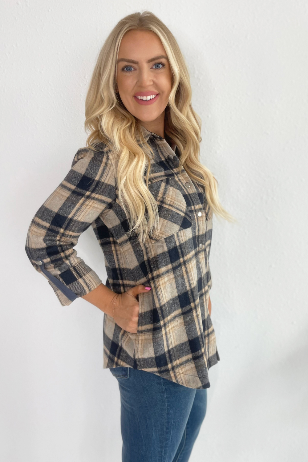 Plaid Shirt Jacket