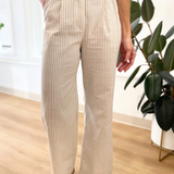 Striped Linen Trousers