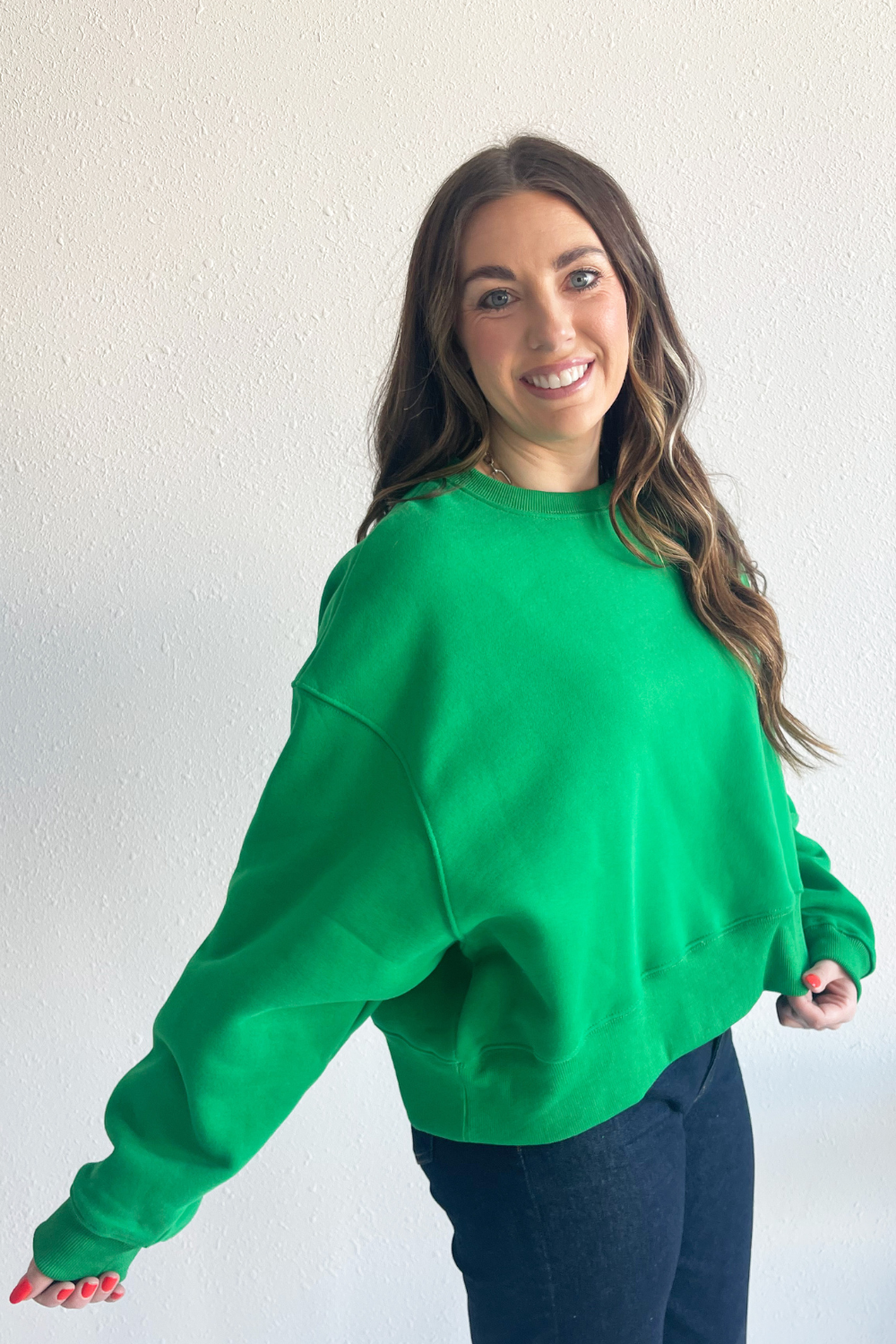 Dropped Shoulder Sweatshirt