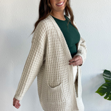 Waffle Cardigan