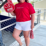 Huskers Embroidered Tee