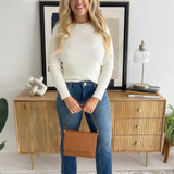 Ribbed Long Sleeve Top