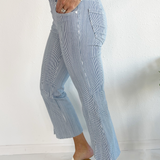 Gia Glider Crop Flare Twisted Seam