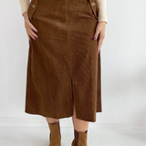 Corduroy Skirt