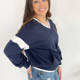 May Oversized V-Neck Pullover