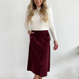 Corduroy Skirt