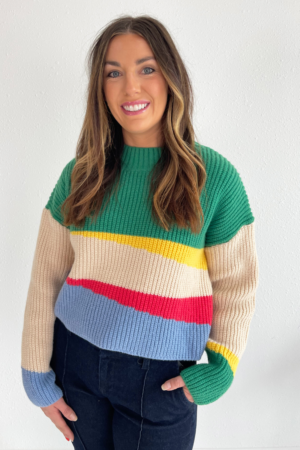 Color Block Sweater