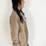 Soft Brushed Jersey Cocoon Cardigan