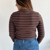 Pin Stripe Sweater Top