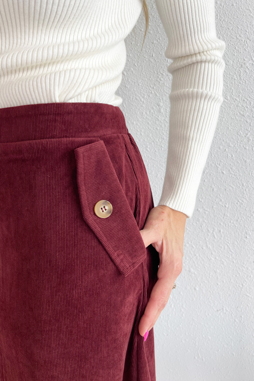 Corduroy Skirt