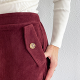 Corduroy Skirt