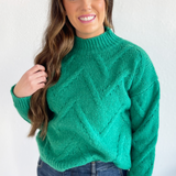 V-Pattern Sweater Pullover