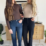 Long Sleeve Ribbed Knit Bodysuit