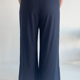 Pinstripe Pleated Tailored Pant