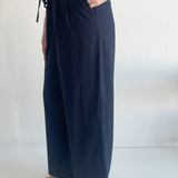 Pinstripe Pleated Tailored Pant