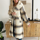 Large Scale Check Oversized Coat