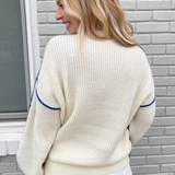 Front and Back Color Block Sweater